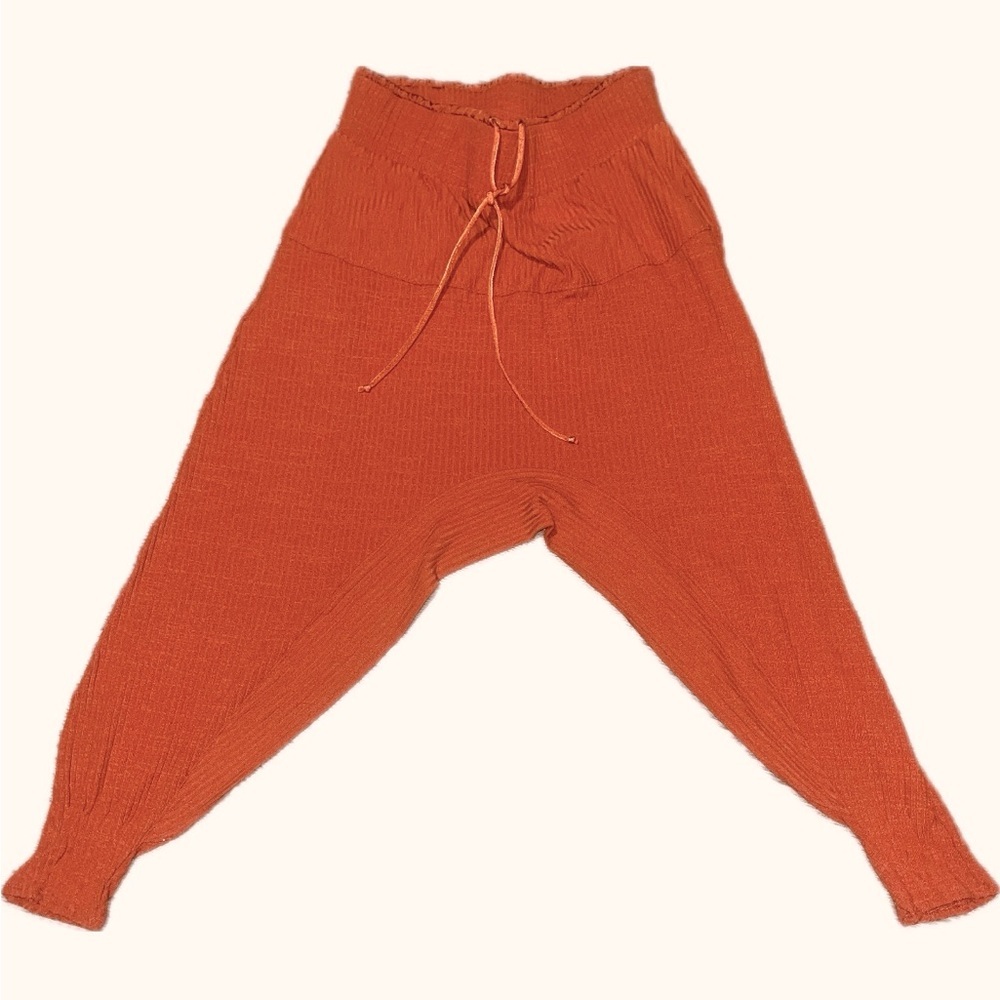 Free people movement boho pants orange